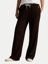 Polo Ralph Lauren Spodnie dresowe 211977959005 Brązowy Wide Leg. Brązowe spodnie sportowe Polo Ralph Lauren, l, bez wzorów, z bawełny. Za 739.99 zł.