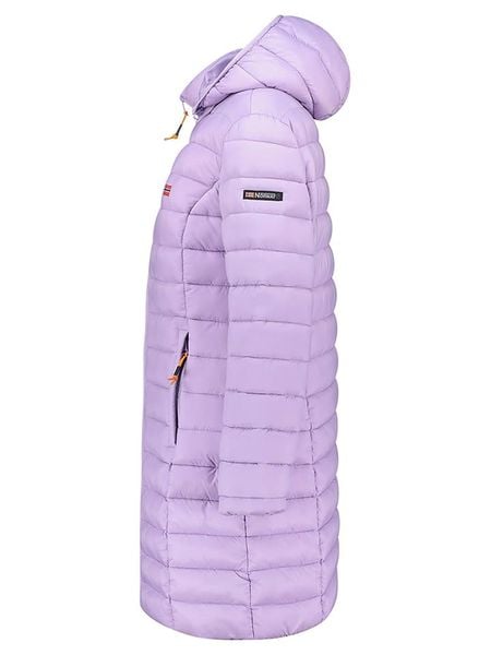 Geographical Norway Płaszcz pikowany "Atikolor" w kolorze lawendowym rozmiar: XXL. Różowe płaszcze Geographical Norway, xxl, bez wzorów, bez kaptura. Za 174.84 zł.