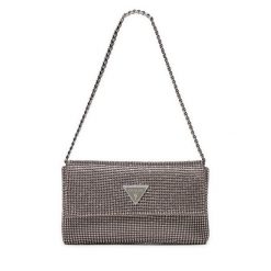 Torebka Guess. Szare torebki klasyczne Guess, z aplikacjami, bez dodatków. Za 599.99 zł.