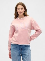 GAP Bluza w kolorze jasnoróżowym rozmiar: XL. Różowe bluzy sportowe GAP, xl, bez wzorów, bez kaptura. Za 141.19 zł.