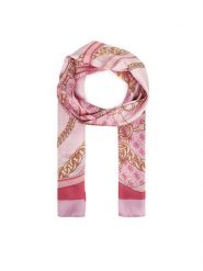 Guess Szal AW5339 POL03 Różowy. Czerwone rękawiczki Guess, z aplikacjami, z materiału. Za 219.99 zł.