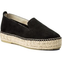Espadryle EVA MINGE - Vinaroz 3S 18MJ1372404ES 201. Czarne espadryle Eva Minge, bez wzorów, z materiału, bez obcasa, na płaskiej podeszwie, bez zapięcia. W wyprzedaży za 189.00 zł.