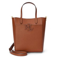 Torebka LAUREN RALPH LAUREN. Brązowe torebki klasyczne Lauren Ralph Lauren, bez wzorów, bez dodatków. Za 999.99 zł.