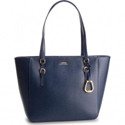 Torebka LAUREN RALPH LAUREN - Shopper 431687508003 Navy. Niebieskie torebki klasyczne Lauren Ralph Lauren, bez wzorów, ze skóry, bez dodatków. W wyprzedaży za 569.00 zł.