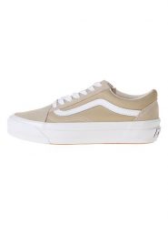 Vans Skórzane sneakersy "Old Skool" w kolorze beżowym rozmiar: 38. Brązowe trampki Vans, bez wzorów, bez zapięcia. Za 209.95 zł.