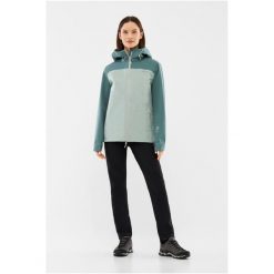 Kurtka damska hardshell z bluzą Primaloft VIKING Ravelo 3 in 1 Lady. Zielone bluzy Viking, bez wzorów, z hardshellu, bez kaptura. Za 999.90 zł.