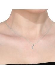 Diamant Vendôme Złoty naszyjnik z diamentami - dł. 40 cm rozmiar: onesize. Szare naszyjniki Diamant Vendöme, z diamentem, srebrne. Za 491.99 zł.