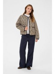 SAINT TROPEZ Kurtka przejściowa w kolorze beżowym rozmiar: XL. Brązowe kurtki Saint Tropez, xl, bez wzorów, bez kaptura. Za 204.95 zł.