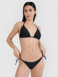 4F Góra od bikini damska - czarna XS. Czarne szorty 4f, bez wzorów, z elastanu, klasyczne. Za 59.99 zł.