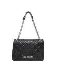 LOVE MOSCHINO Torebka JC4153PP0MLA000B Czarny. Czarne torebki klasyczne Love Moschino, bez wzorów, ze skóry, bez dodatków. Za 1,029.00 zł.