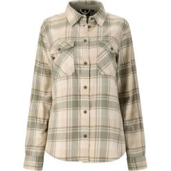 Koszula damska Whistler Bargo. Brązowe koszule Whistler, bez wzorów, bez kołnierzyka, bez ramiączek. Za 255.50 zł.