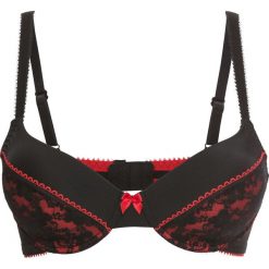 Biustonosz usztywniany bonprix czarno-czerwony. Biustonosze bonprix. Za 37.99 zł.