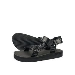 Sandały turystyczne damskie Flip Flop Comfy. Czarne sandały Flip Flop, bez wzorów, sportowe, bez obcasa, bez zapięcia. W wyprzedaży za 96.00 zł.