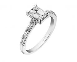 Pierścionek z białego złota z diamentami - SI1/H - 1,19 ct - próba 750. Białe pierścionki Apart, z diamentem, złote. Za 53,990.00 zł.