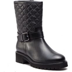 Botki HÖGL - 6-102433 Black 0100. Czarne botki Högl, bez wzorów, z materiału, bez obcasa, na obcasie, bez zapięcia. W wyprzedaży za 569.00 zł.