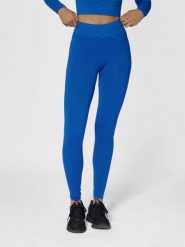 Damskie legginsy bezszwowe Hummel MT Leo. Niebieskie legginsy Hummel, s, bez wzorów, z dzianiny. Za 212.50 zł.