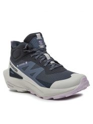 Salomon Trekkingi Elixir Activ Mid Gore-Tex L47457400 Szary. Szare obuwie sportowe Salomon, z gore-texu, trekkingowe. Za 799.99 zł.