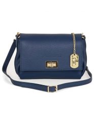 Anna Morellini Skórzana torebka "Matalia" w kolorze granatowym - 22 x 17 x 9 cm rozmiar: onesize. Niebieskie torby na ramię Anna Morellini, bez wzorów, z materiału, na ramię, bez dodatków. Za 260.99 zł.