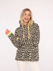 Zwillingsherz Bluza "Leo" w kolorze beżowo-czarnym rozmiar: S/M. Brązowe bluzy Zwillingsherz, m, bez wzorów, z bawełny, z kapturem. Za 242.13 zł.