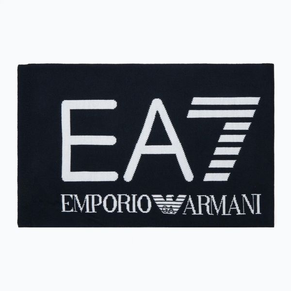 Szalik EA7 Mountain Visibility. Czarne szaliki EA7 Emporio Armani, na zimę, bez wzorów, z materiału, eleganckie. Za 179.99 zł.
