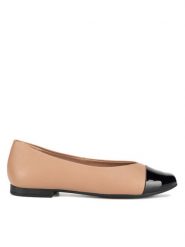Lasocki Baleriny EST-RUMBA-07 Beżowy. Brązowe baleriny Lasocki, bez wzorów, ze skóry, bez obcasa. Za 149.99 zł.