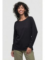 Alife and kickin Koszulka "Gaia" w kolorze czarnym rozmiar: S. Czarne bluzki Alife and Kickin, s, bez wzorów, z bawełny, bez kołnierzyka, bez ramiączek. Za 60.99 zł.