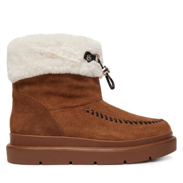 Śniegowce Guess. Brązowe trapery i śniegowce Guess. Za 714.99 zł.