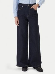 Tommy Hilfiger Jeansy 70's WW0WW48395 Granatowy Wide Leg. Niebieskie jeansy TOMMY HILFIGER, s, bez wzorów. Za 559.99 zł.
