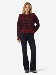 Noisy may Sweter w kolorze czerwono-czarnym rozmiar: XS. Czarne swetry Noisy may, xs, bez wzorów, bez ramiączek. Za 83.62 zł.