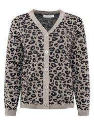 Zwillingsherz Kardigan "Leo" w kolorze czarno-szarym rozmiar: S/M. Czarne kardigany Zwillingsherz, m, bez wzorów, z bawełny. Za 165.99 zł.