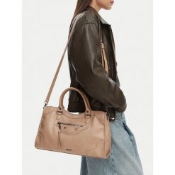 Torebka JENNY. Brązowe torebki klasyczne Jenny, bez wzorów, bez dodatków. Za 159.99 zł.