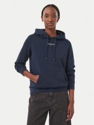 Tommy Jeans Bluza Classic Logo DW0DW23537 Granatowy Regular Fit. Niebieskie bluzy Tommy Jeans, s, bez wzorów, z bawełny, bez kaptura. Za 369.99 zł.