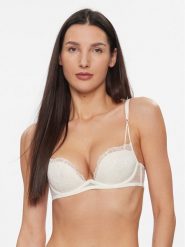 Calvin Klein Underwear Biustonosz balkonetka 000QF7751E Écru. Biustonosze Calvin Klein Underwear, bez wzorów, z syntetyku. Za 199.99 zł.