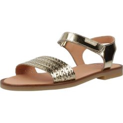 Sandały PABLOSKY 451780P Złoty. Żółte sandały PABLOSKY, bez wzorów, ze skóry, sportowe, bez obcasa, bez zapięcia. Za 258.99 zł.