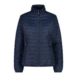 Damska kurtka puchowa CMP. Niebieskie kurtki narciarskie CMP, xs, bez wzorów, z materiału, z kapturem, narciarskie. Za 353.35 zł.