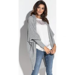 Luźny sweter oversize fb555. Szare kardigany Fobya, m, bez wzorów. Za 129.00 zł.