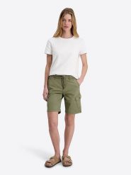 Timezone Bojówki "Marla" w kolorze khaki rozmiar: W25. Brązowe szorty Timezone, bez wzorów, z tkaniny. Za 148.96 zł.