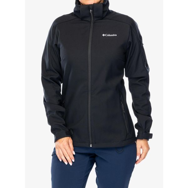 Kurtka softshell damska Columbia Cascade Ridge II Jacket. Czarne kurtki sportowe Columbia, l, bez wzorów, z softshellu, bez kaptura, trekkingowe. Za 345.99 zł.