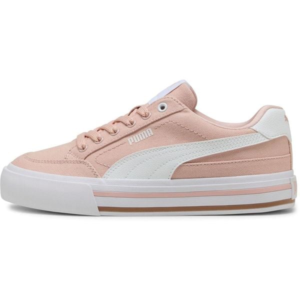 Buty sportowe Puma Court Classic Vulc Fs. Czerwone obuwie sportowe Puma, z syntetyku, bez zapięcia, trekkingowe. Za 180.99 zł.