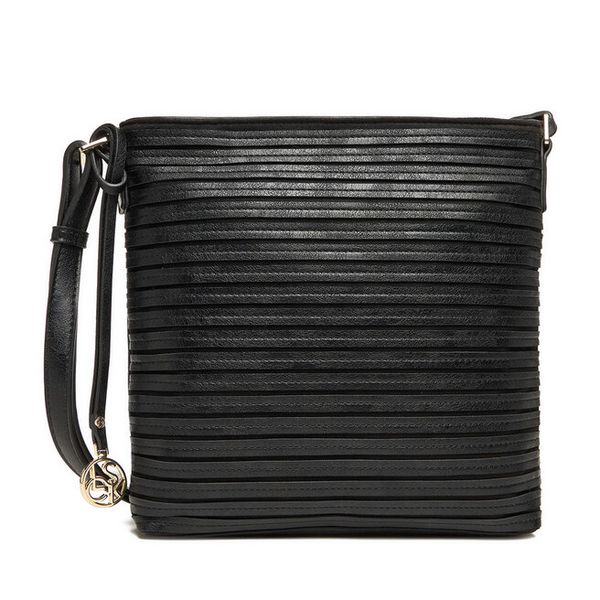 Torebka Lasocki. Czarne listonoszki Lasocki, bez wzorów, bez dodatków. Za 179.99 zł.