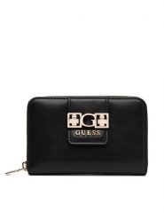Guess Duży Portfel Damski Jane Slg SWVG98 91140 Czarny. Czarne portfele Guess, z aplikacjami, ze skóry. Za 229.99 zł.
