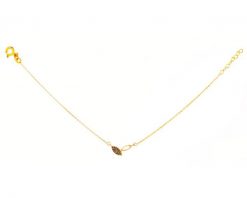 Złota bransoletka z cyrkoniami. Żółte bransoletki Apart, z cyrkonią, złote. Za 539.00 zł.