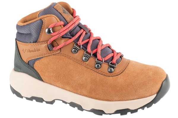 Buty trekkingowe damskie, Newton Wander WP. Brązowe trekkingi Columbia, z materiału, przed kostkę, trekkingowe. Za 399.99 zł.