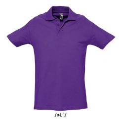 Polo Sol's Spring Ii. Fioletowe koszulki polo SOL'S, s, bez wzorów, z bawełny, bez kołnierzyka, bez ramiączek. Za 132.50 zł.
