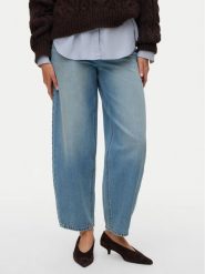 Vero Moda Jeansy Billie 10351773 Niebieski Barrel Fit. Niebieskie jeansy Vero Moda, bez wzorów. Za 229.99 zł.