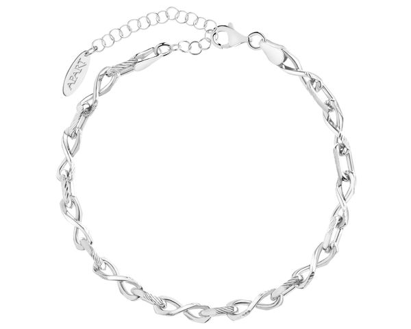 Bransoletka srebrna. Szare bransoletki Apart, srebrne. Za 399.00 zł.