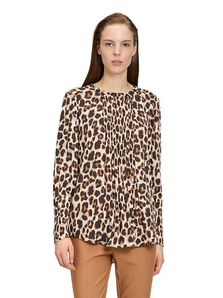 Betty Barclay Bluzka w kolorze beżowo-brązowo-szarym rozmiar: 36. Brązowe bluzki Betty Barclay, bez wzorów, bez kołnierzyka, bez ramiączek. Za 83.22 zł.