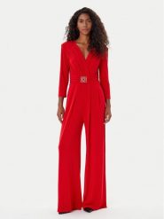 Rinascimento Kombinezon CFC0126185003 Czerwony Regular Fit. Czerwone sukienki Rinascimento, xs, bez wzorów, z syntetyku, bez kołnierzyka, bez ramiączek. Za 569.99 zł.
