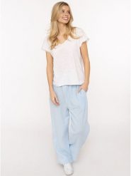 Zwillingsherz Muślinowe spodnie w kolorze błękitnym rozmiar: onesize. Niebieskie spodnie materiałowe Zwillingsherz, na co dzień, bez wzorów, z bawełny. Za 82.99 zł.