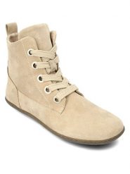 Groundies Skórzane buty "Salzburg" w kolorze beżowym do chodzenia na boso rozmiar: 38. Brązowe botki Groundies, bez wzorów, bez obcasa, bez zapięcia. Za 339.99 zł.